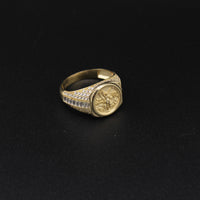 10K YG Ring Mens
