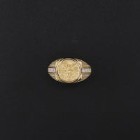 10K YG Ring Mens