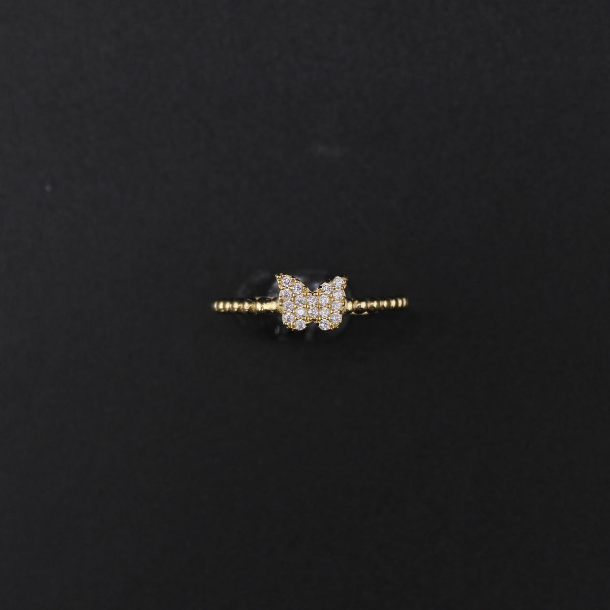 10K YG Ring Butterfly