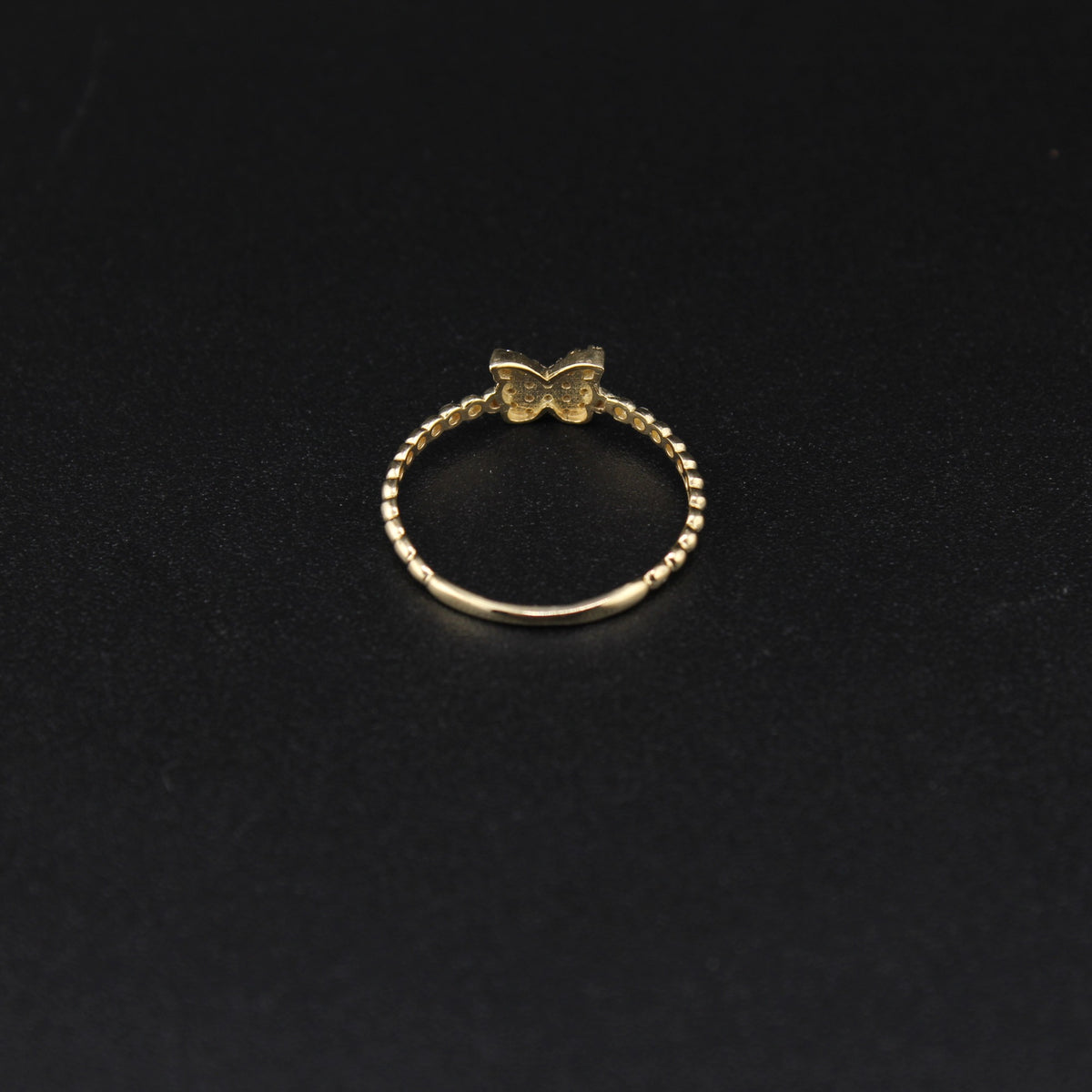 10K YG Ring Butterfly