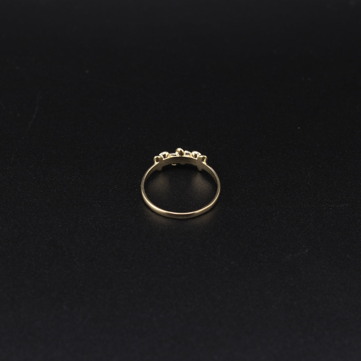 10K YG Ring Flower