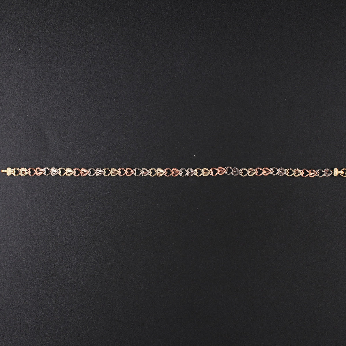 10K Heart Bracelet