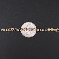 10K Heart Bracelet