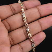 10K Heart Bracelet