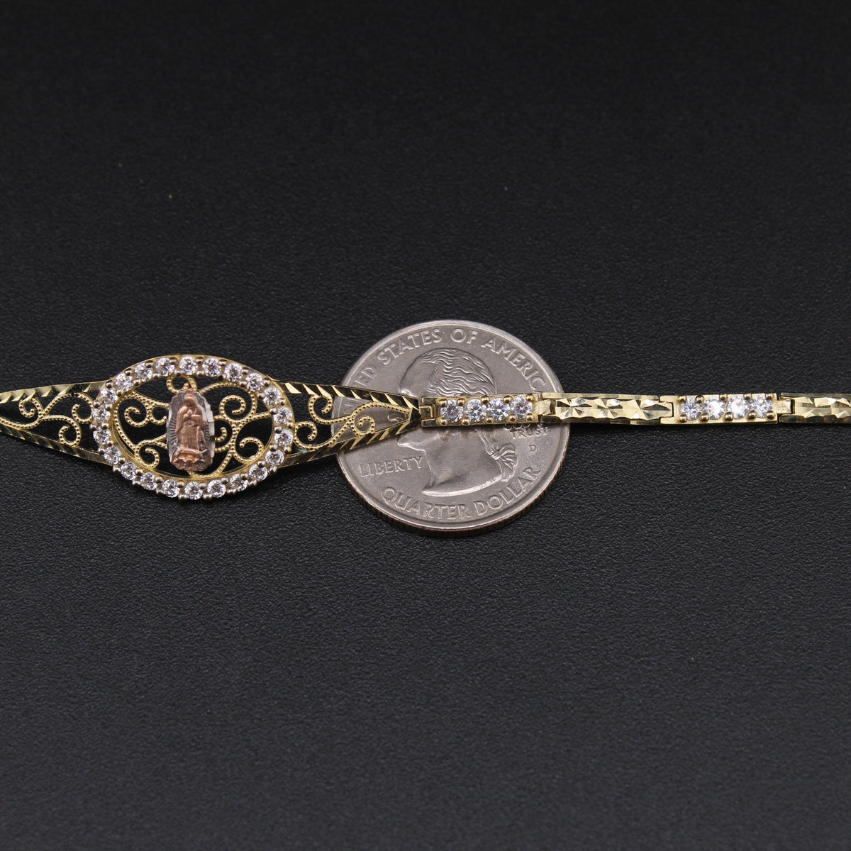 10K YG V. M. Bracelet
