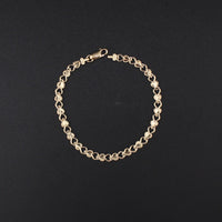 10K Heart Bracelet