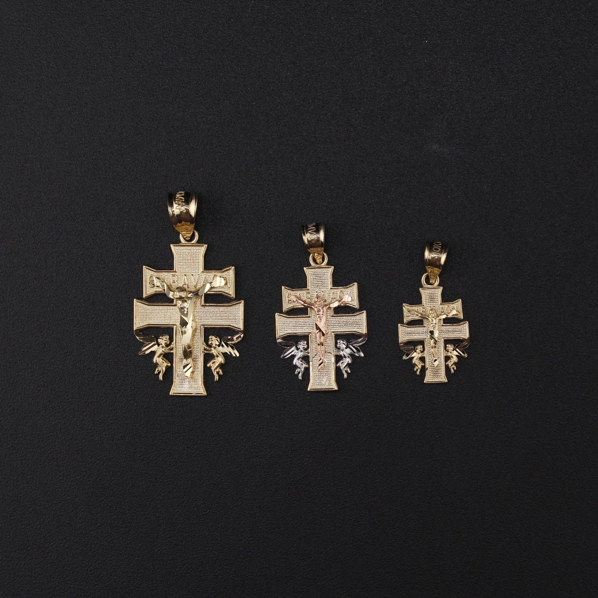 10K Cross YG Pendant