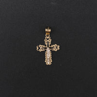 10K YG Pendant Cross