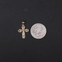 10K YG Pendant Cross