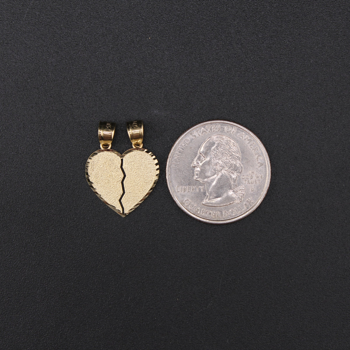 10K Heart Pendant