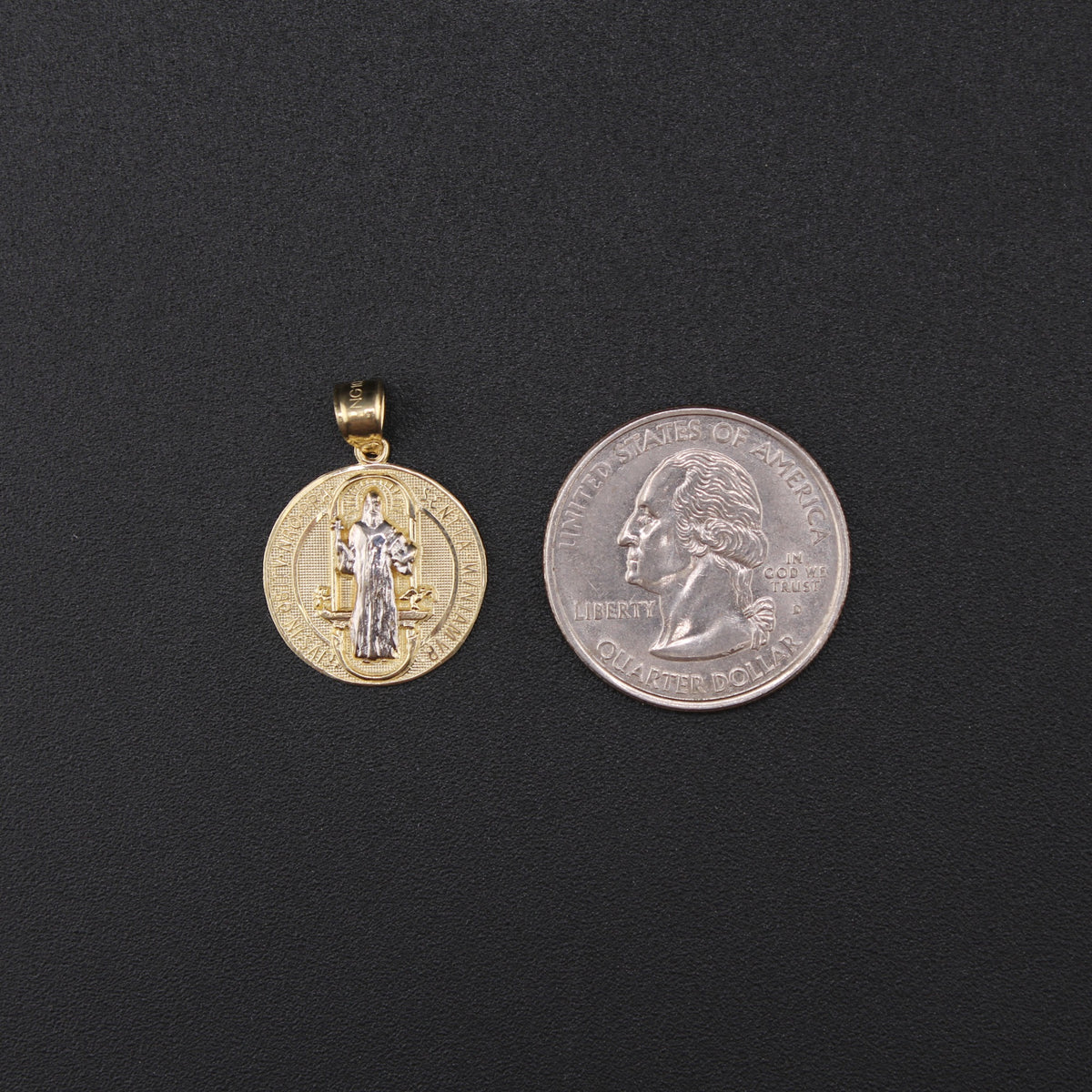 10K St. Benedict Pendant