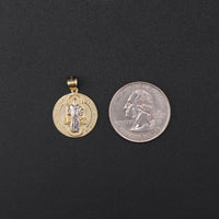 10K St. Benedict Pendant