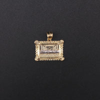 10K Last Supper 1.6g YG Pendant