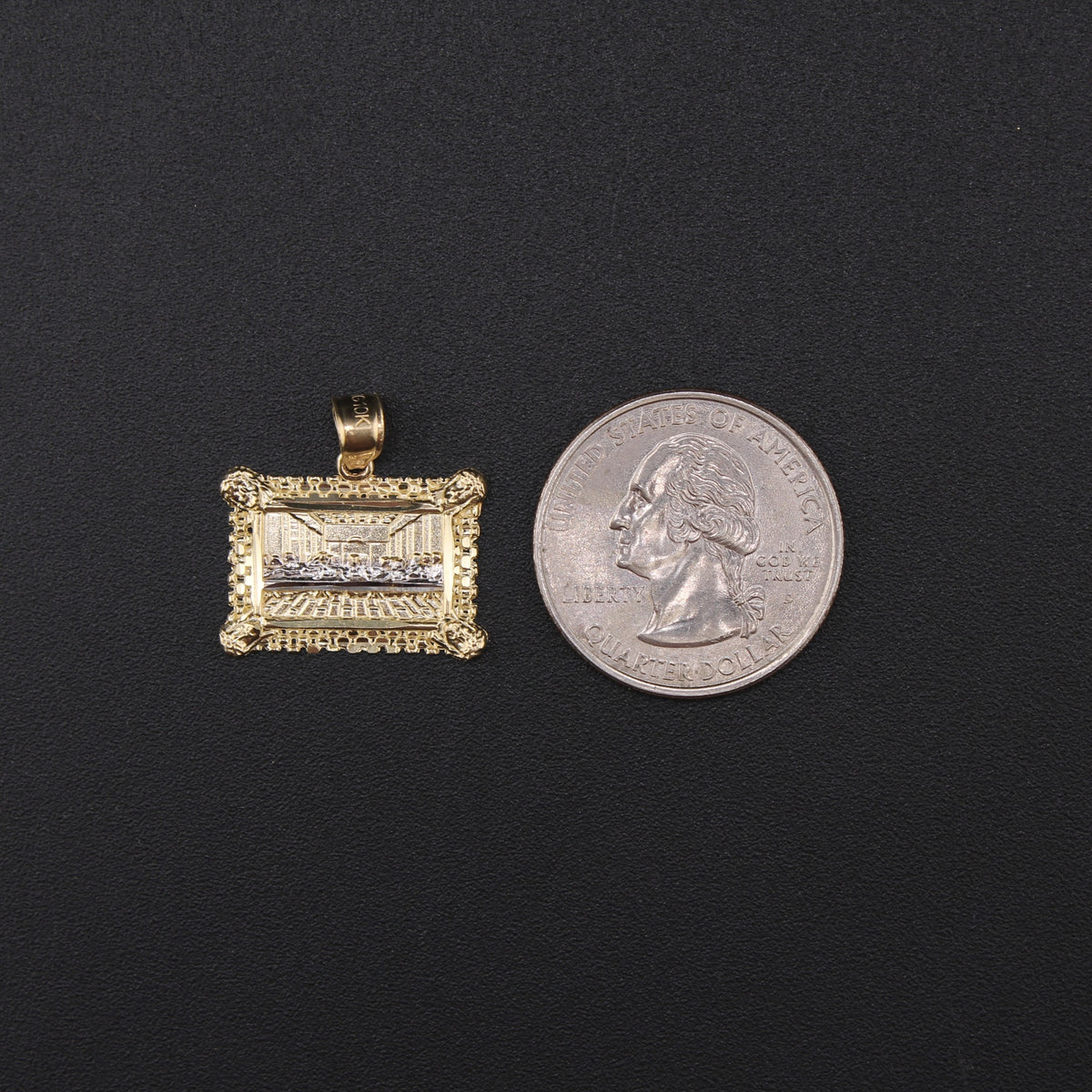 10K Last Supper 1.6g YG Pendant