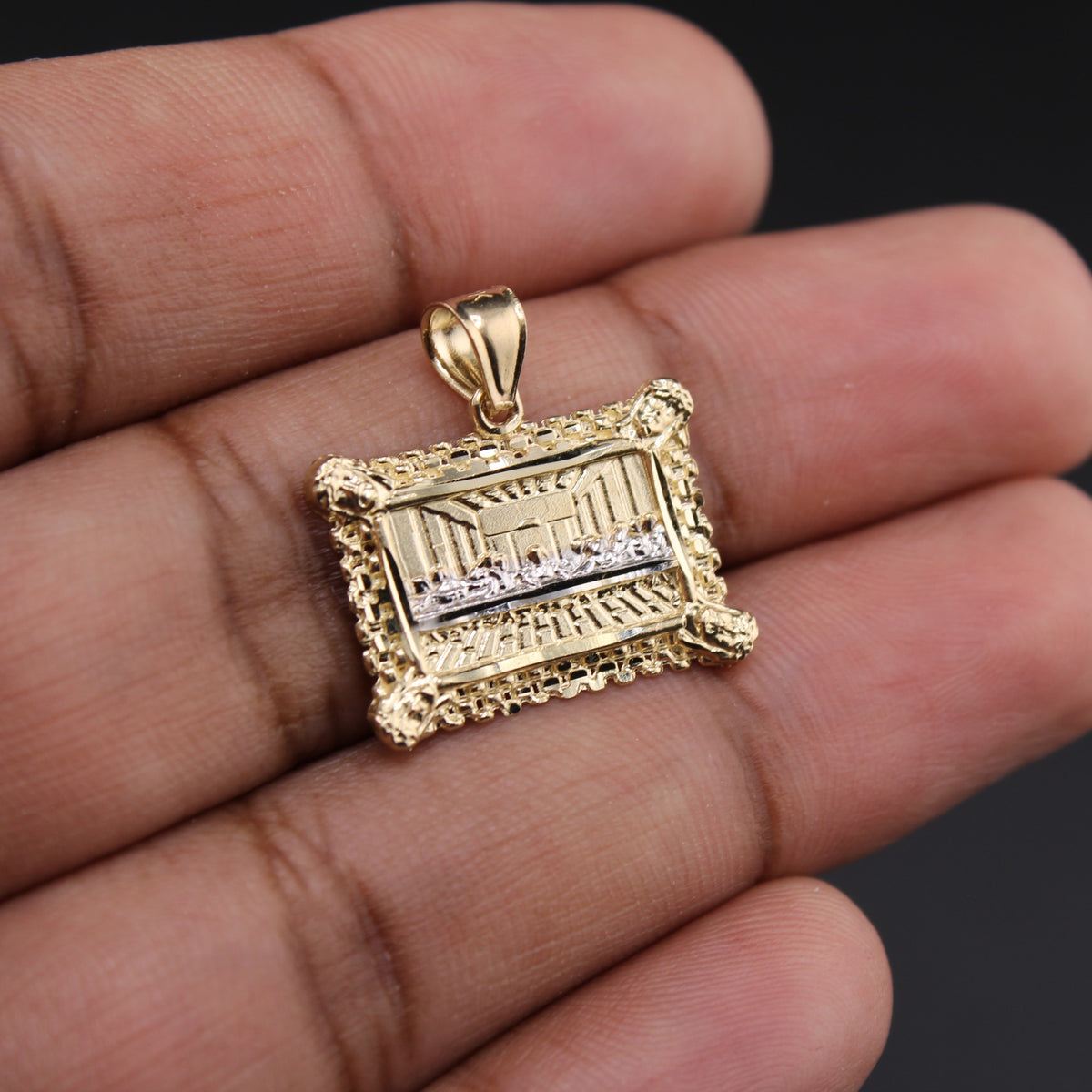 10K Last Supper 1.6g YG Pendant