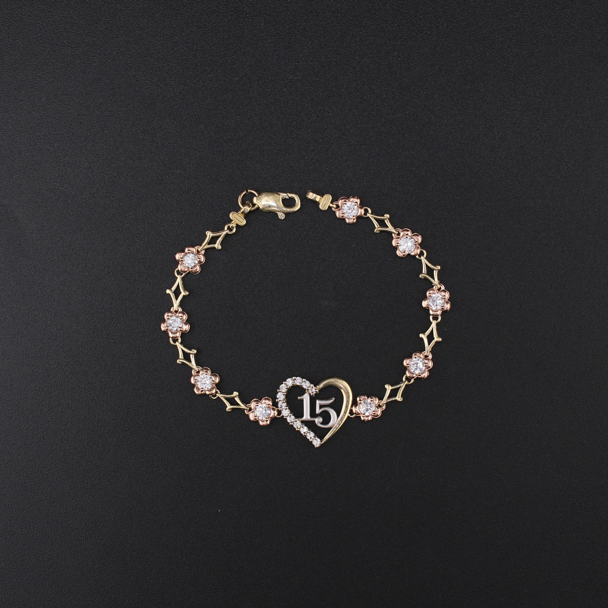 14K Quince Bracelet 7in