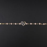 14K Quince Bracelet 7in