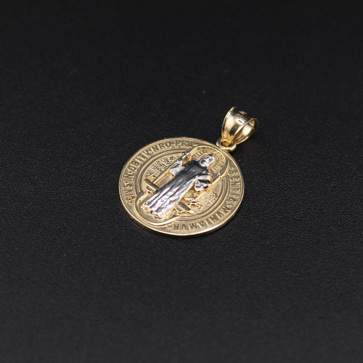 14K St. Benedict TT Pendant