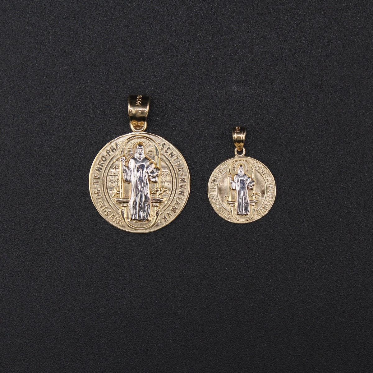 14K St. Benedict TT Pendant