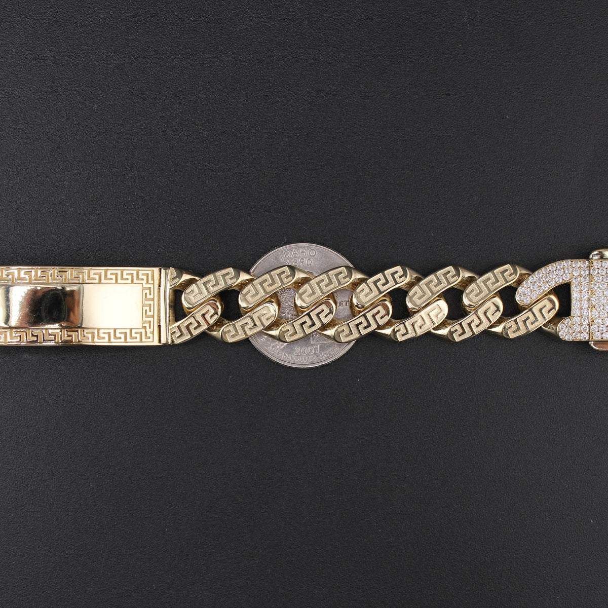 10K YG Bracelet Monaco 