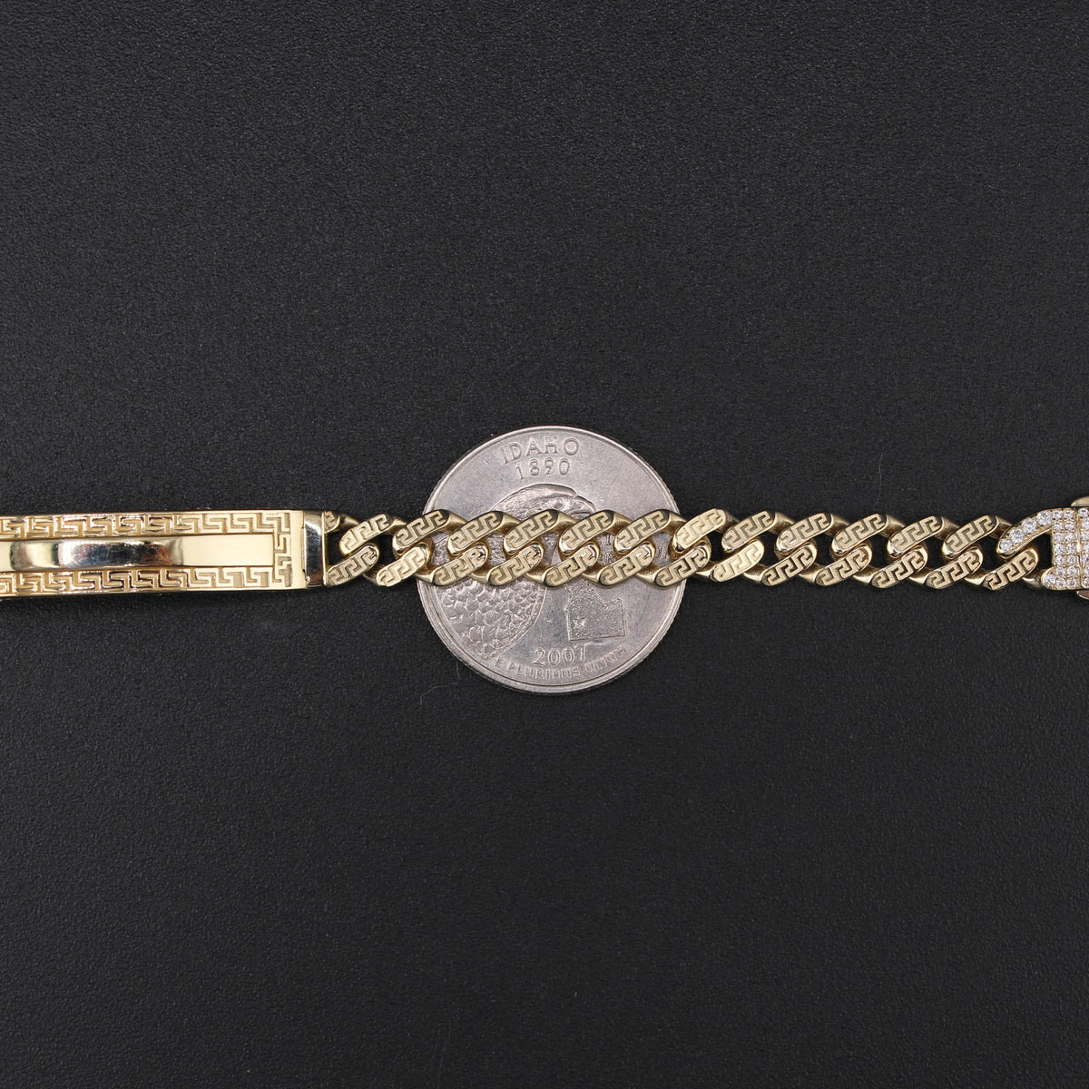 10K YG Bracelet Monaco 