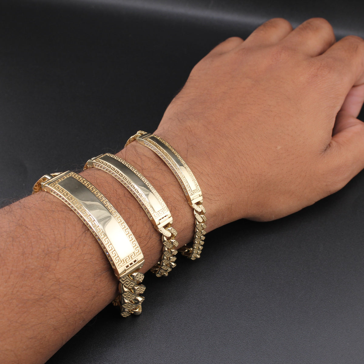 10K YG Bracelet Monaco 