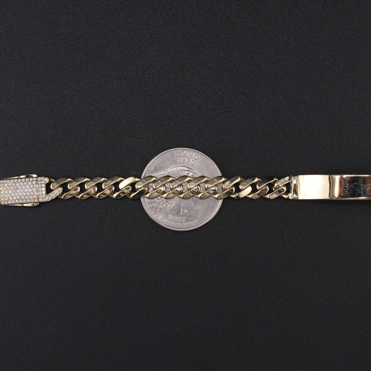 10K Monaco YG Bracelet