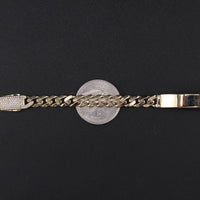 10K Monaco YG Bracelet