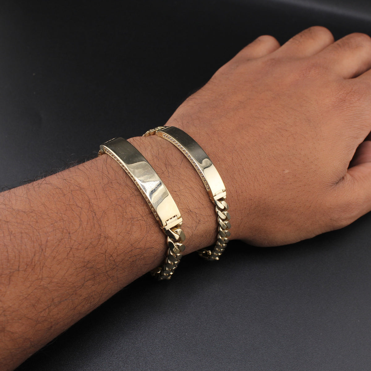 10K Monaco YG Bracelet