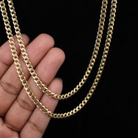 14K M. Cuban YG Chain 4mm