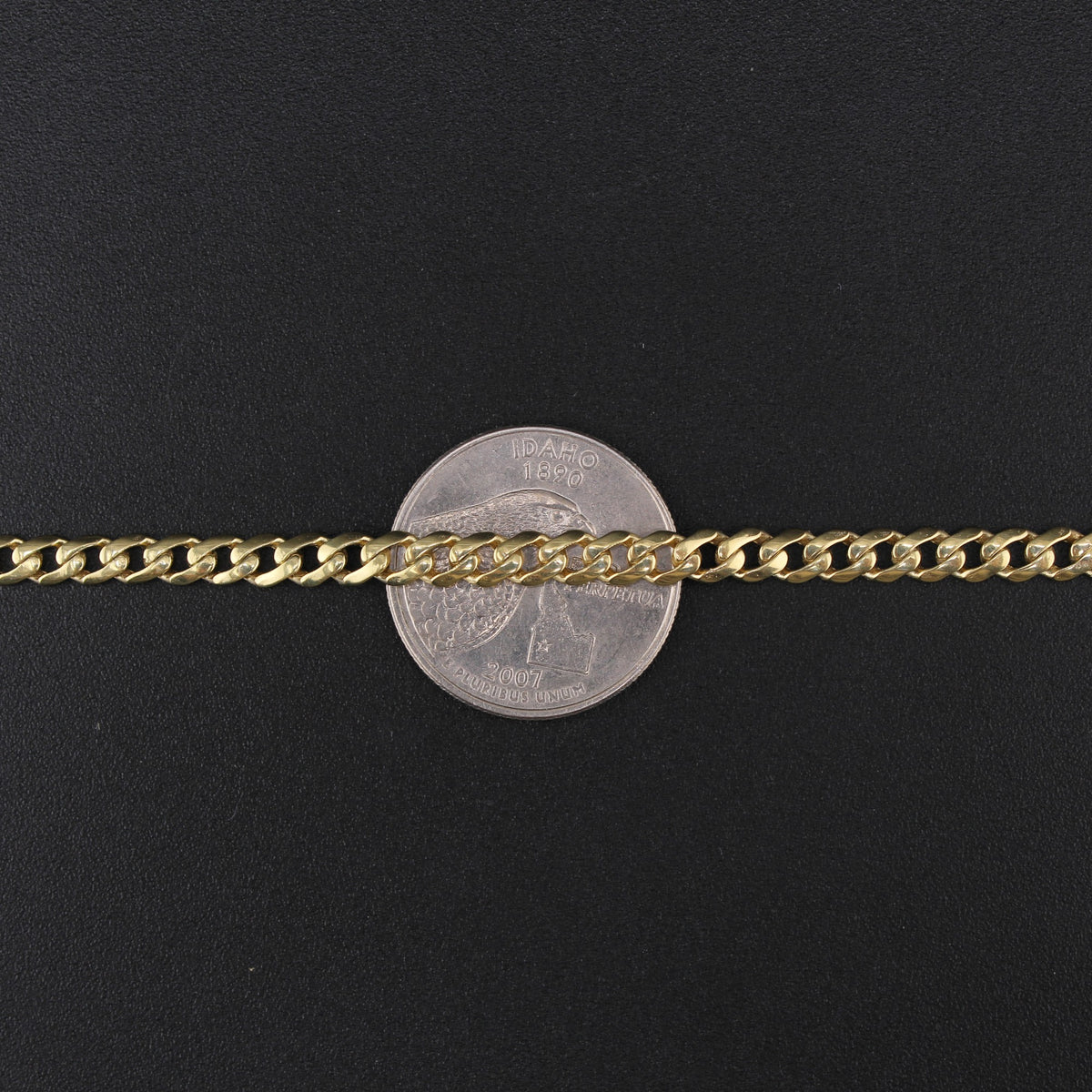 14K M. Cuban YG Chain 4mm