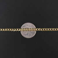 14K M. Cuban YG Chain 4mm