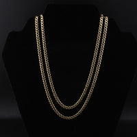 14K M. Cuban YG Chain 4mm
