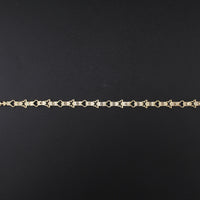 10K YG Bracelet 7.5in