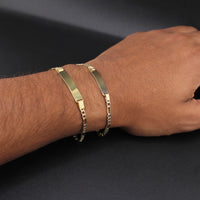 10K FIGARO YG Bracelet