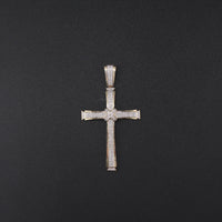 10K 0.49CTW Diamond Cross Pendant 5.2g YG