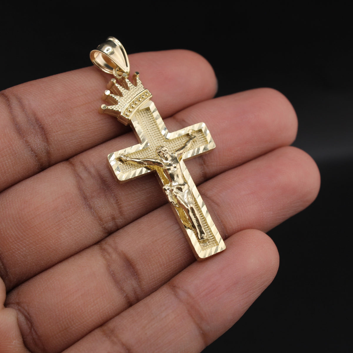 10K Cross YG Pendant