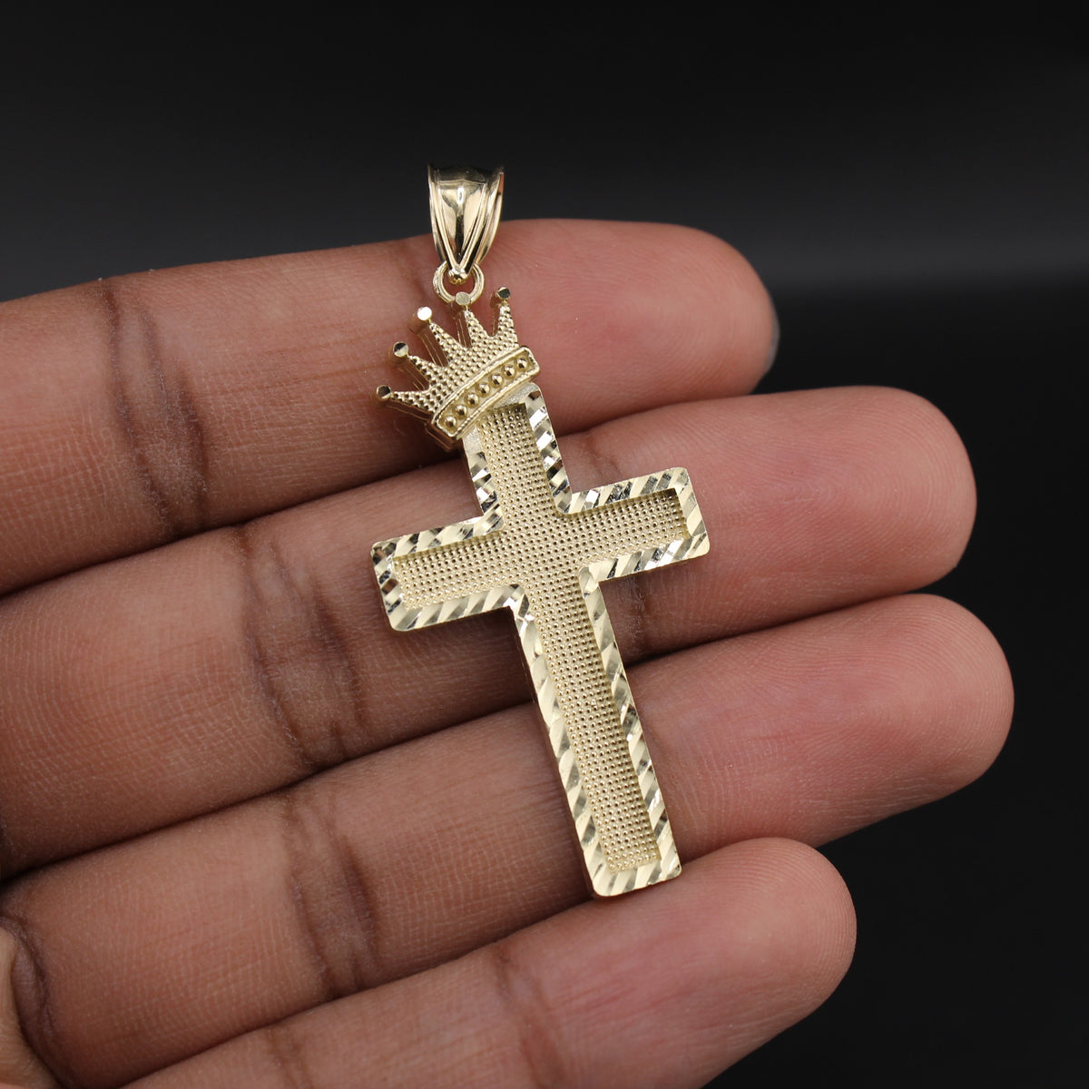10K Cross YG Pendant