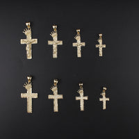 10K Cross YG Pendant