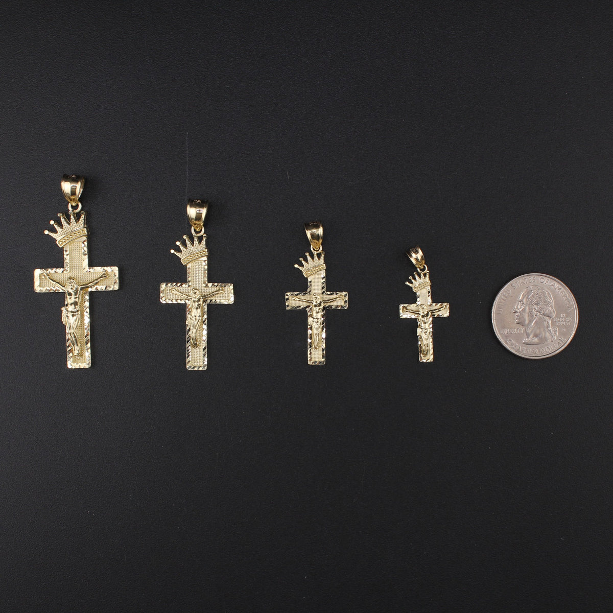 10K Cross YG Pendant