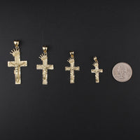 10K Cross YG Pendant