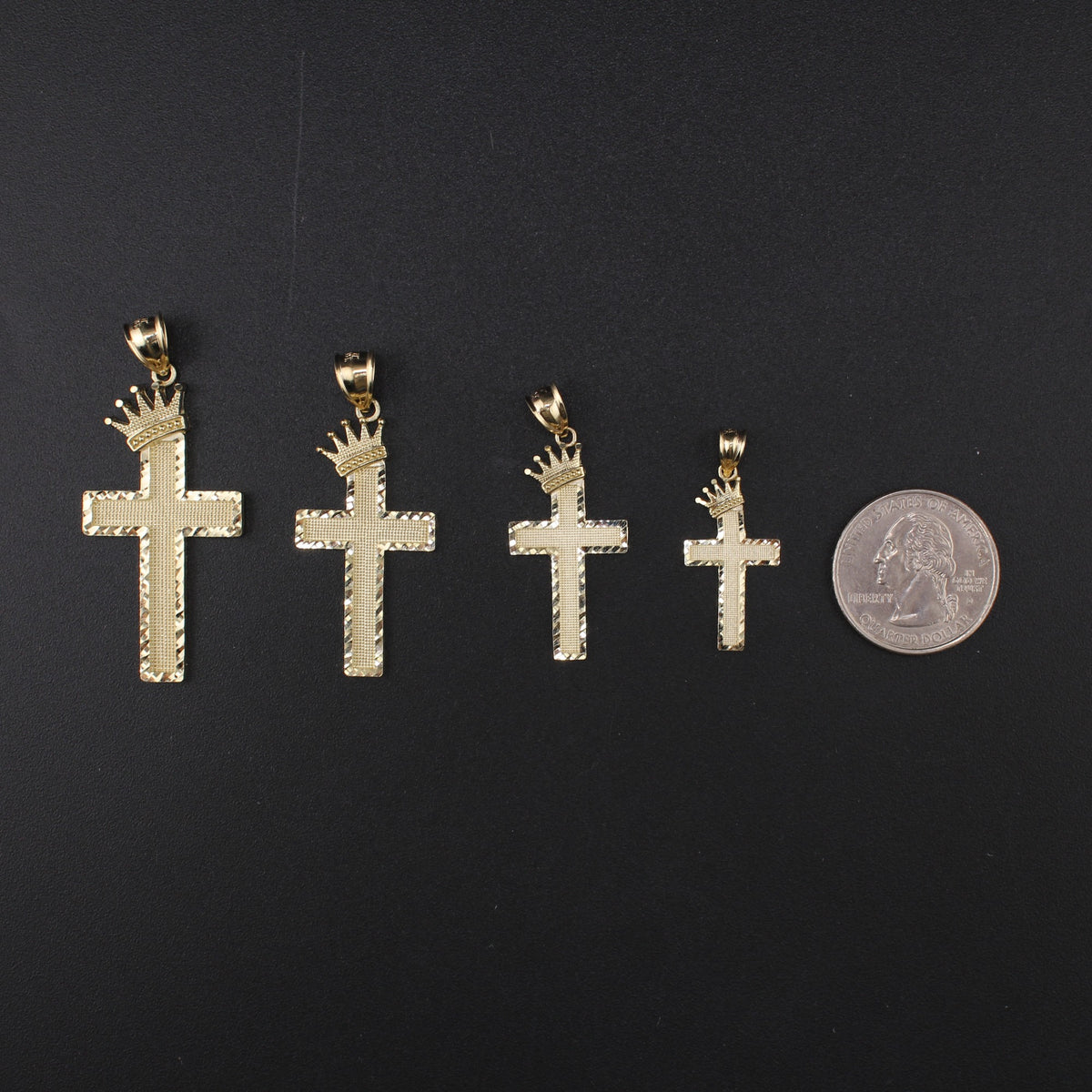 10K Cross YG Pendant
