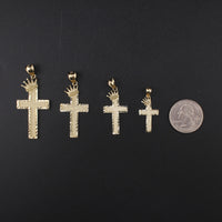 10K Cross YG Pendant