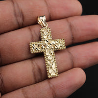 10K Cross YG Pendant