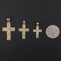 10K Cross YG Pendant