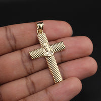 10K Cross YG Pendant