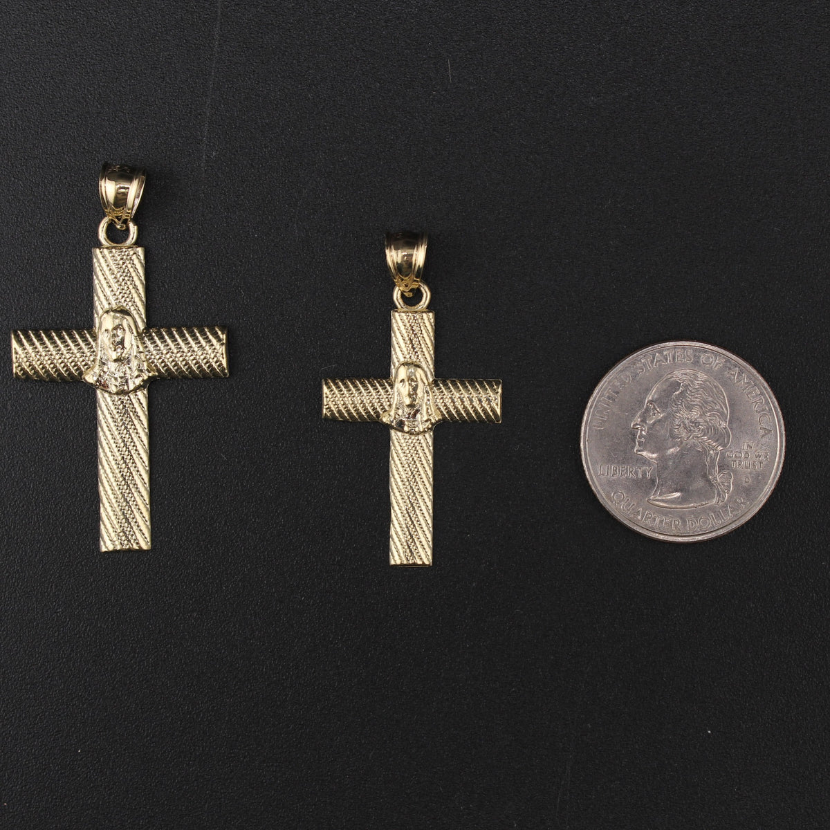 10K Cross YG Pendant