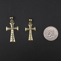 10K Cross YG Pendant