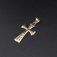 10K Cross YG Pendant