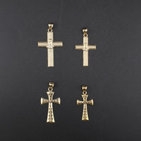 10K Cross YG Pendant